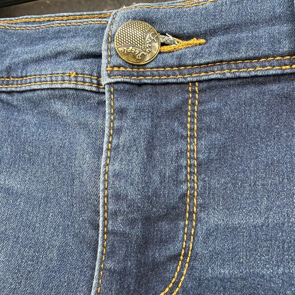 Free People Jeans Women's 29(8) Dark Blue Skinny Mid Rise Fit Minimalist Preppy - Picture 5 of 13